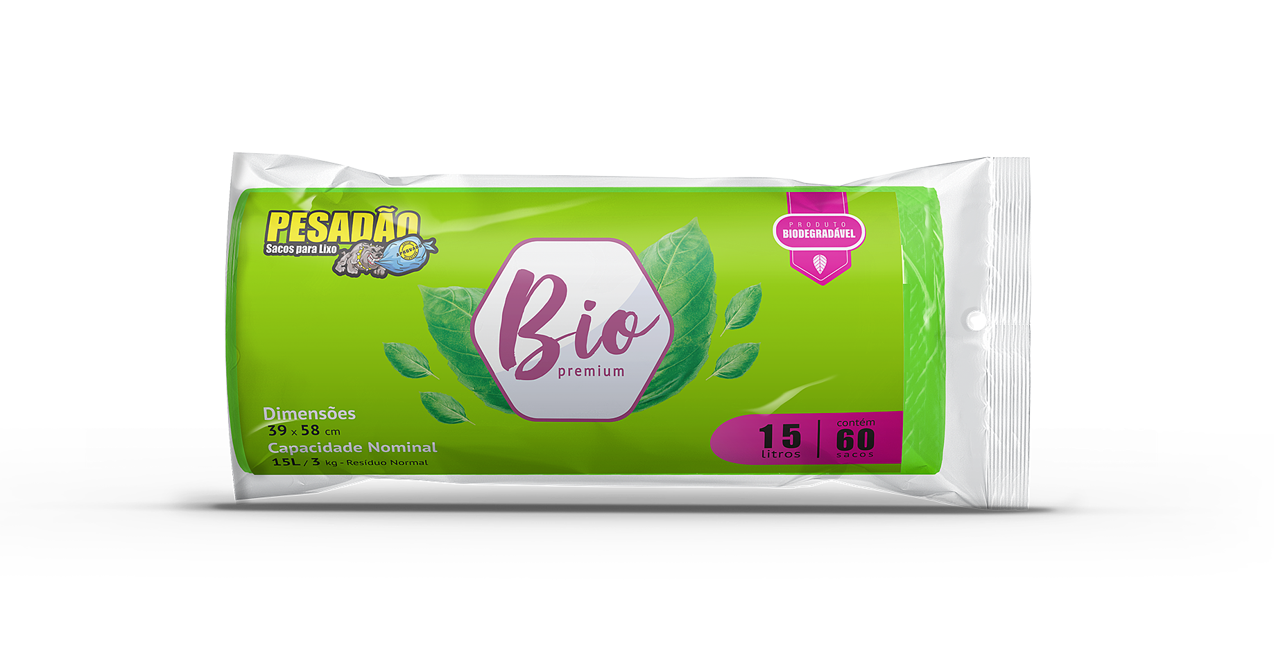 Saco de Lixo Biodegradável