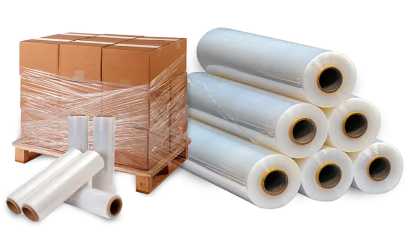 Filme Stretch e PVC
